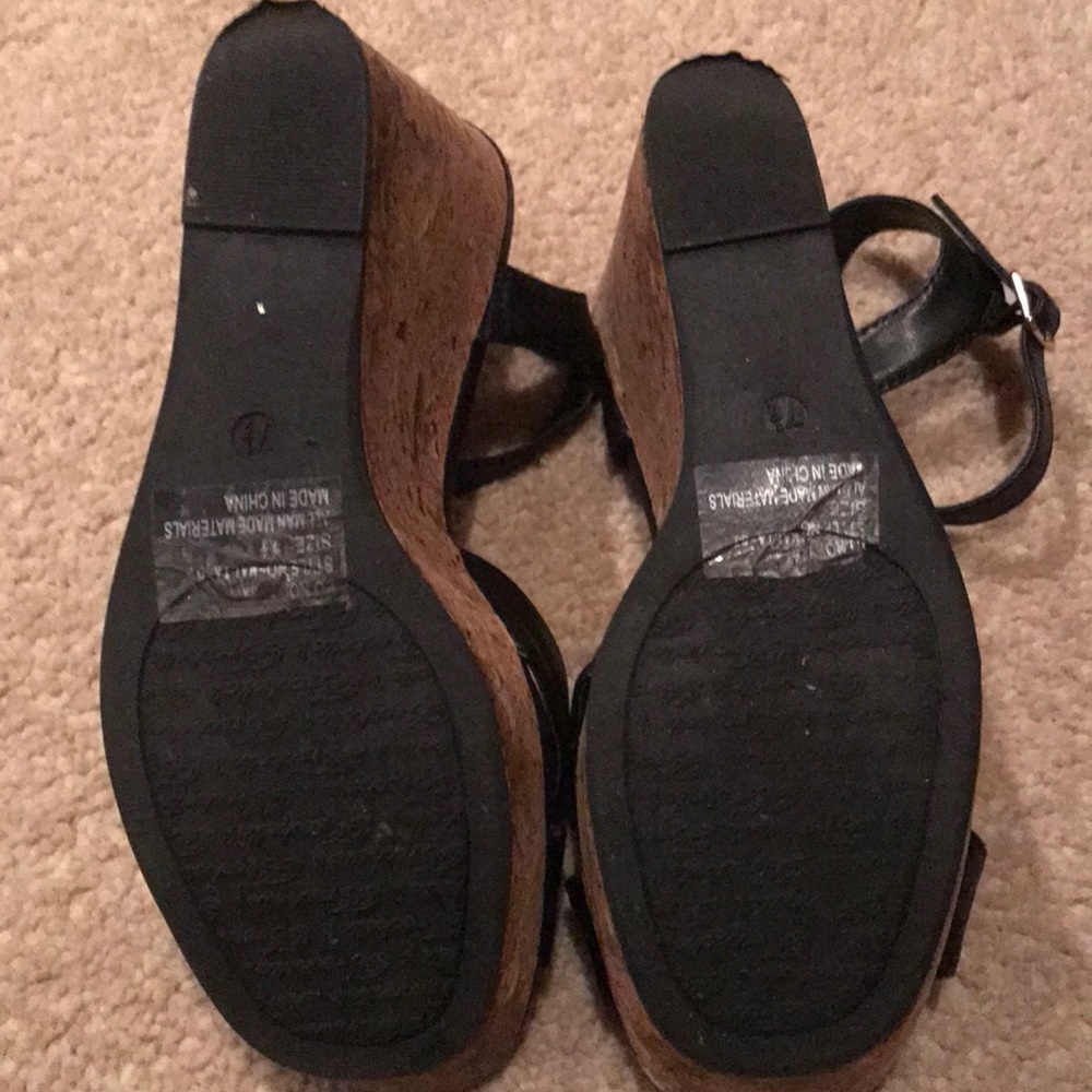 Black cork wedges like new - Picture 4 of 8